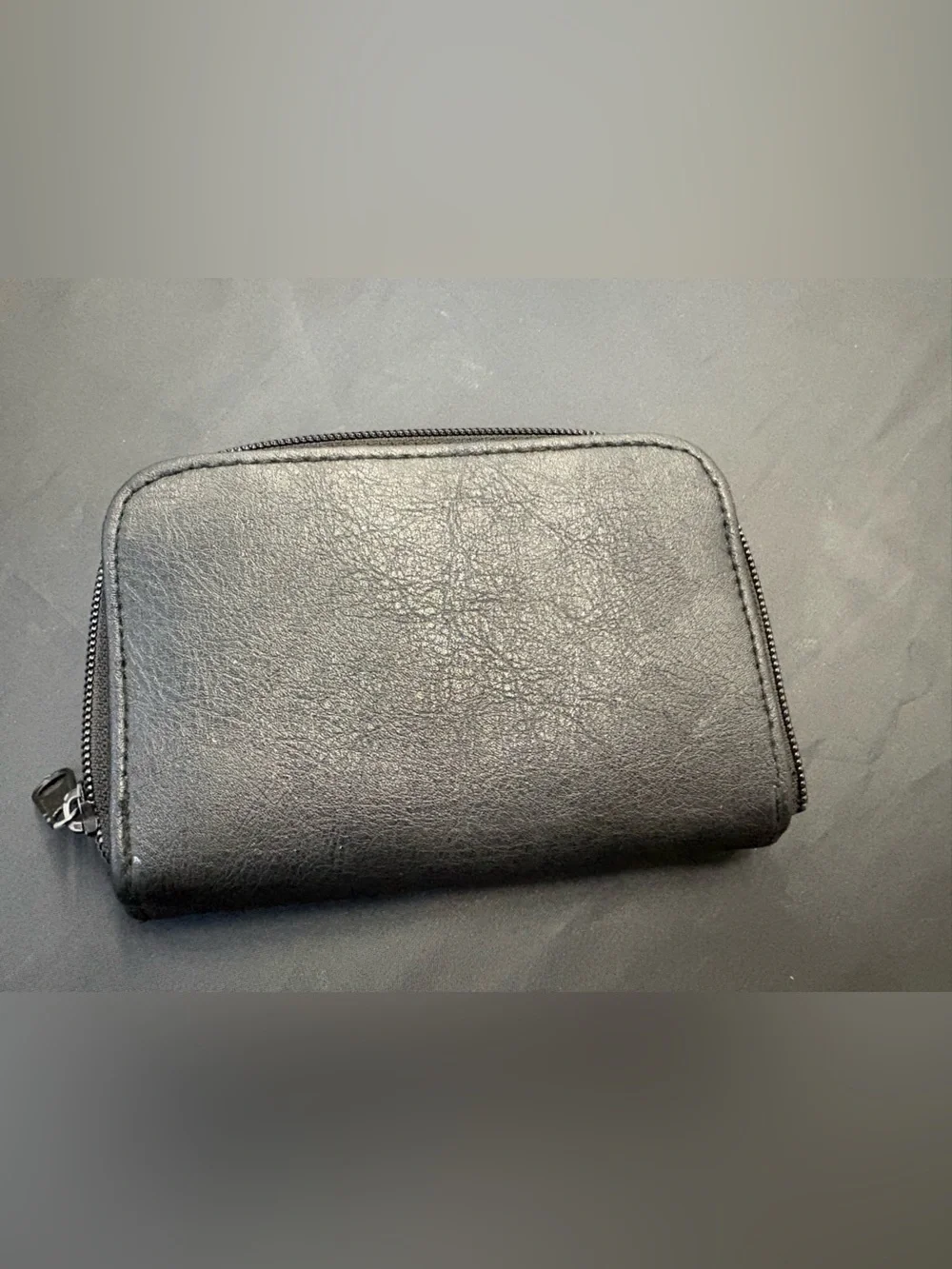 Vintage Black Unisex Bi-fold Wallet